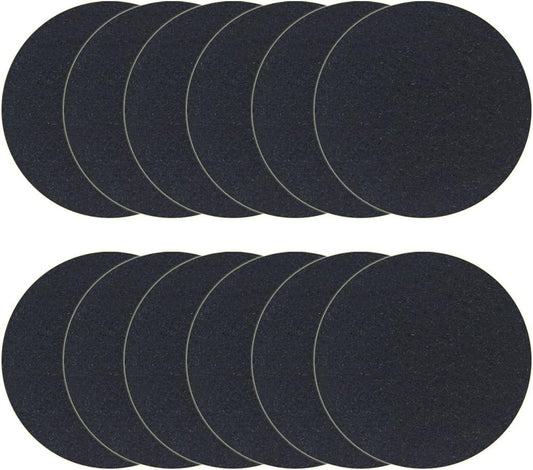 6.7inch Charcoal Filters for Kitchen Compost Bin Pail Replacement Filter Countertop Home Bucket Refill Sets, Round